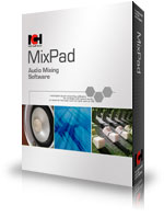 MixPad Audio Mixer und Aufnahme Software Box